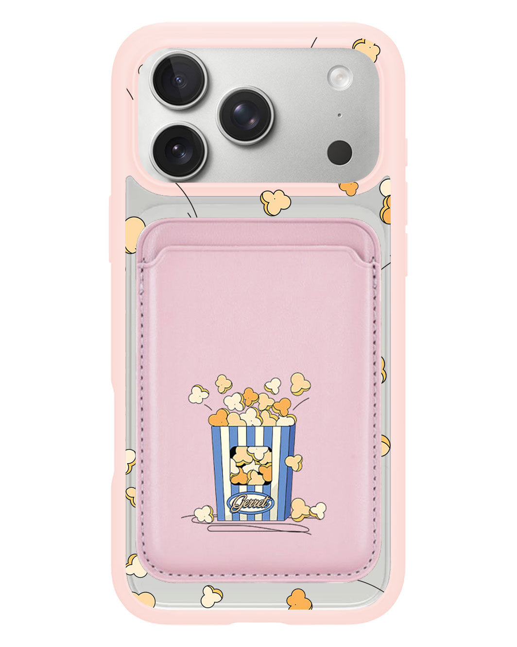 iPhone Magnetic Wallet Case - Popcorn