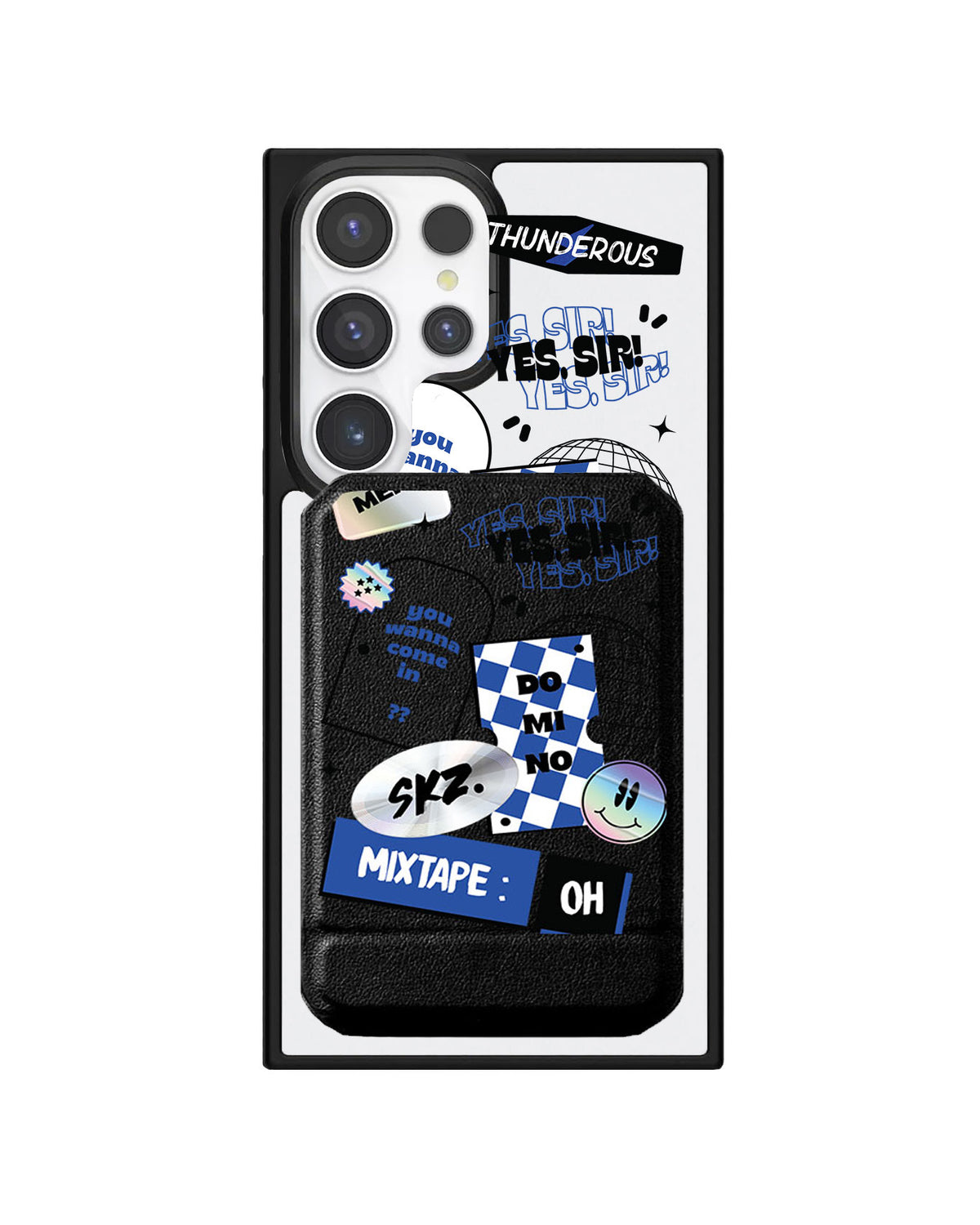 Android Magnetic Multifold Wallet - Stray Kids Sticker Pack
