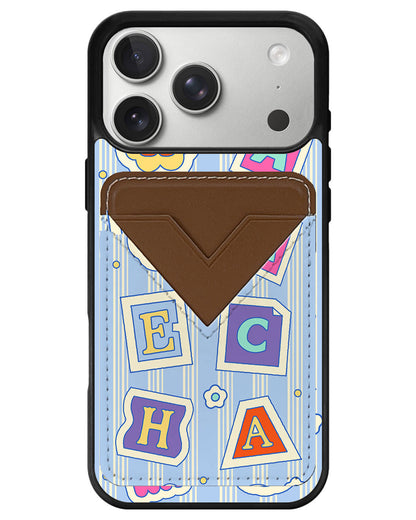 iPhone Avant Wallet Case - Adorable Monogram 3.0