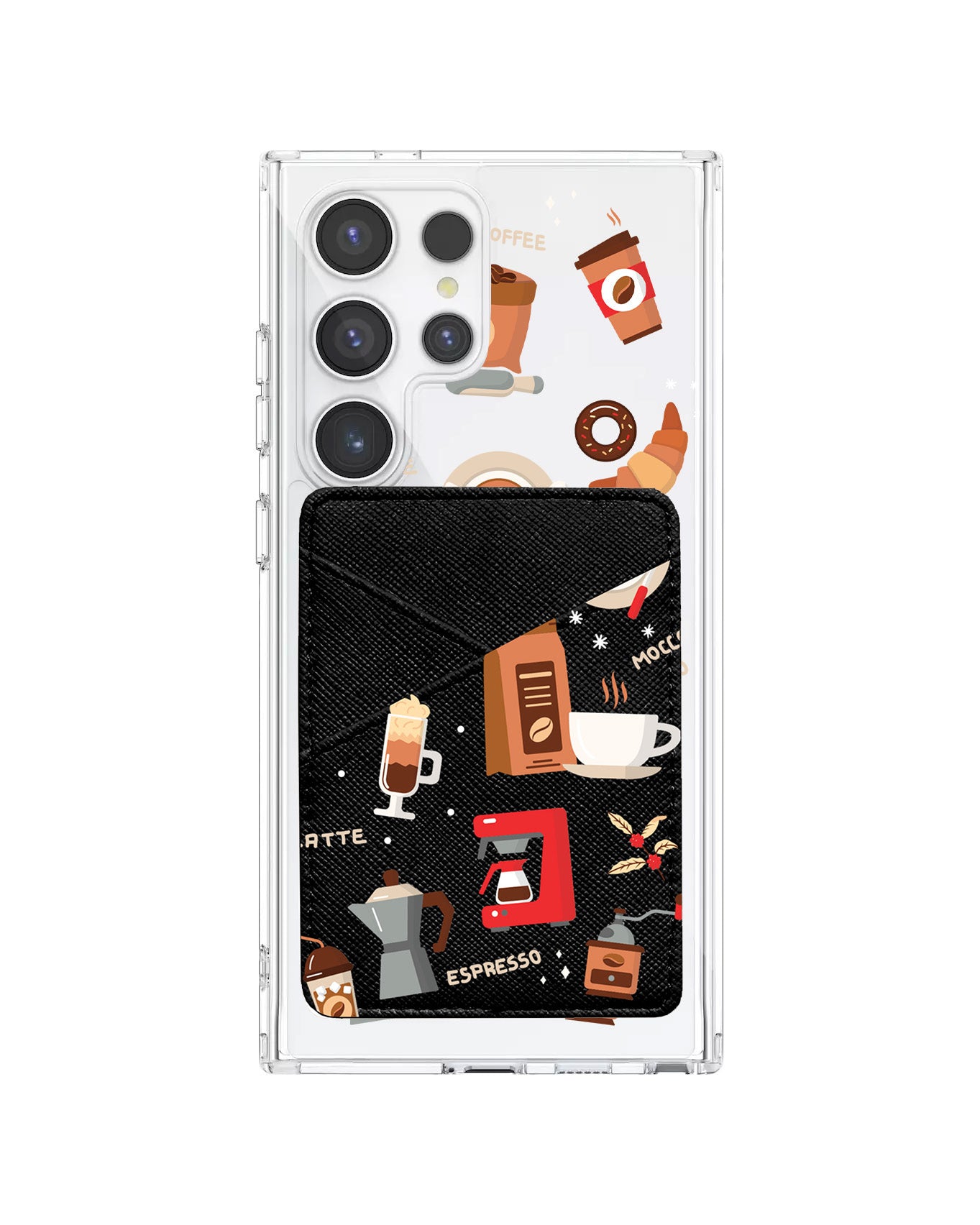 Android Phone Wallet Case - Barista