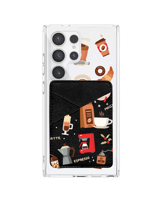 Android Phone Wallet Case - Barista