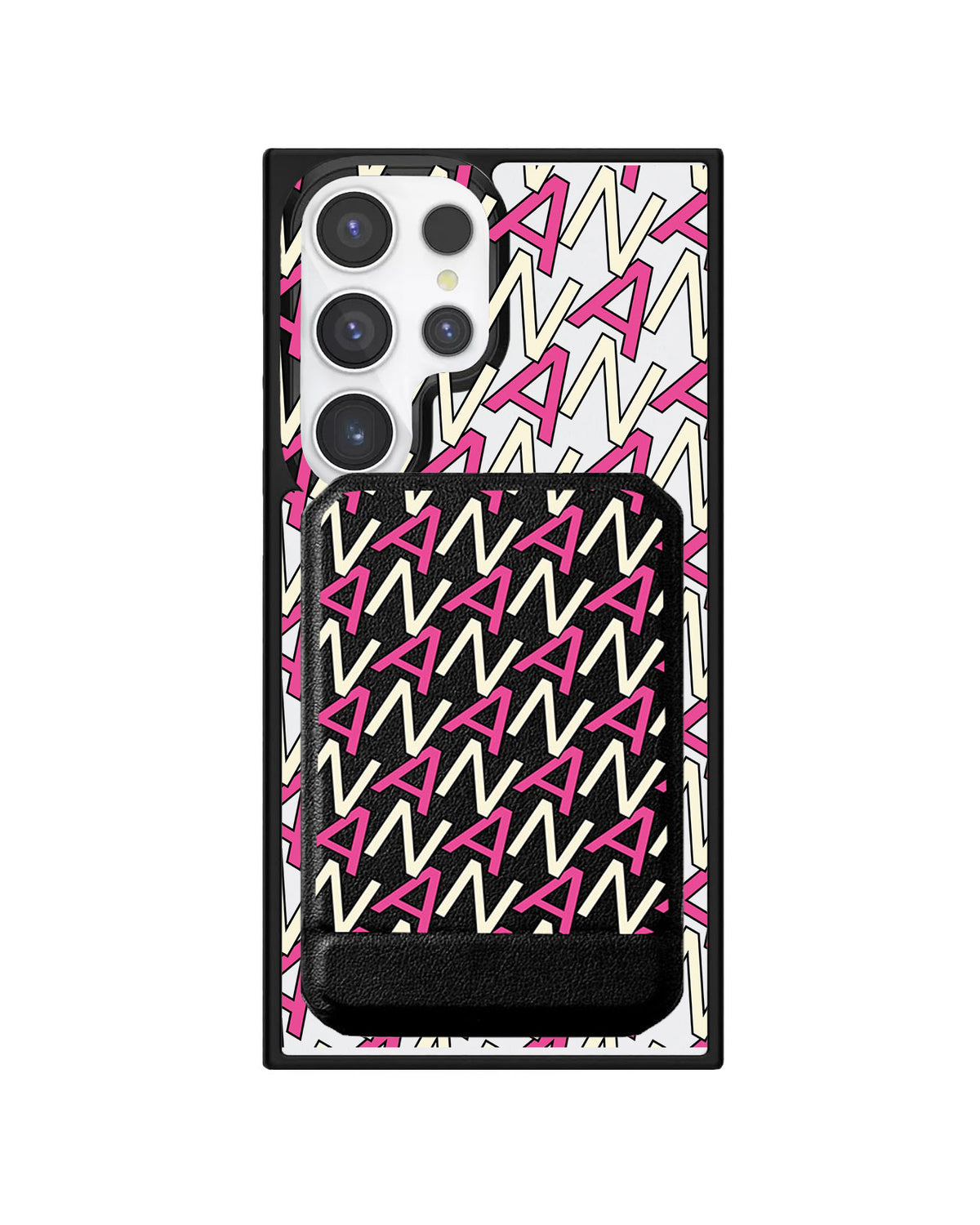 Android Magnetic Multifold Wallet - Initial Monogram 6.0
