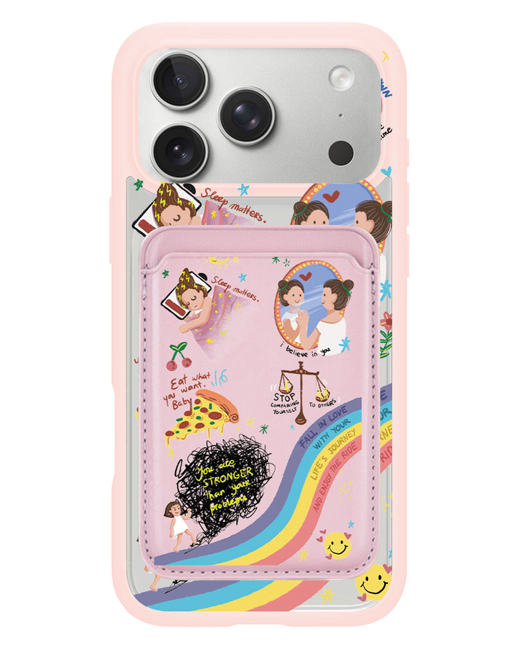 iPhone Magnetic Wallet Case - Self Love 2.0