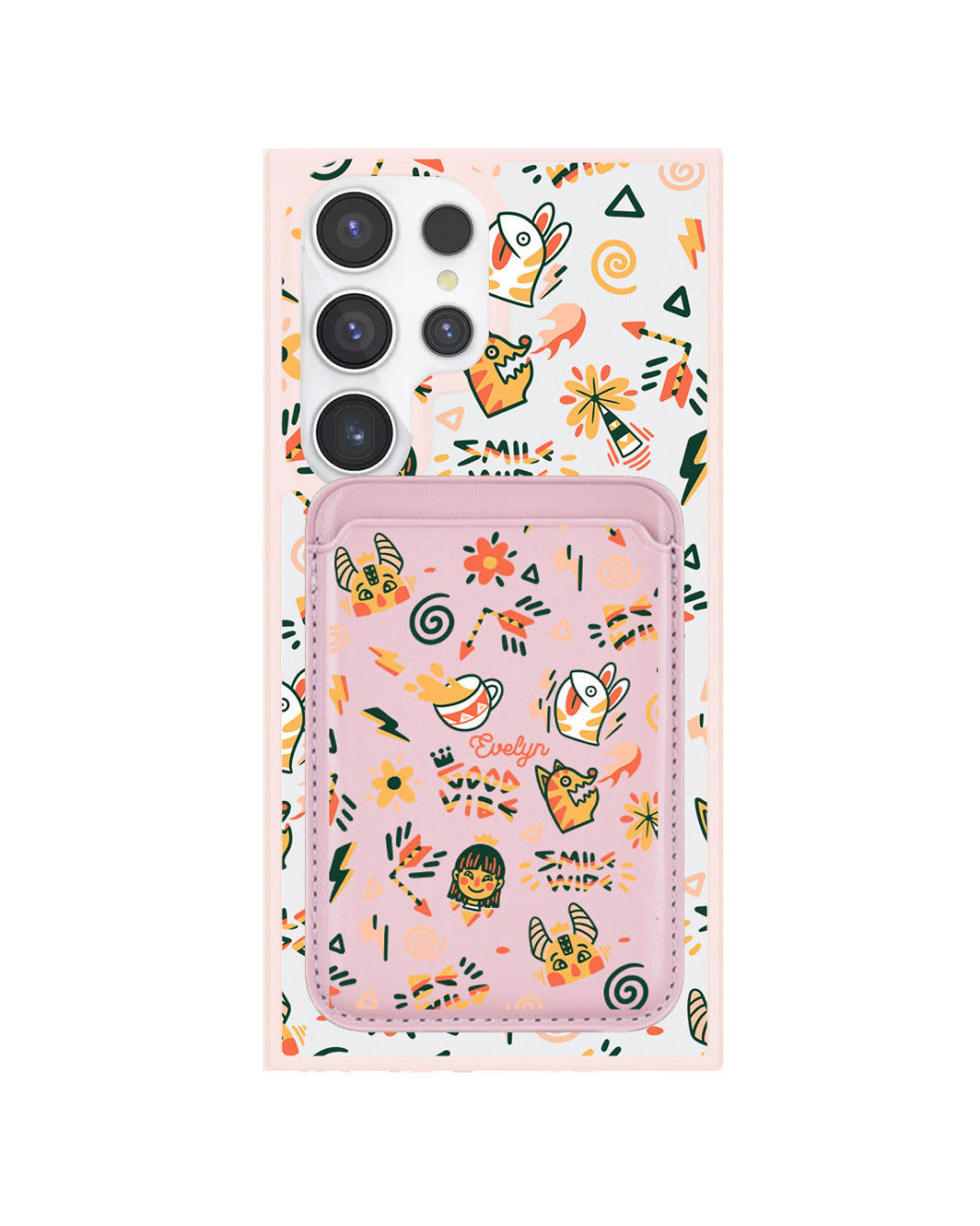 Android Magnetic Wallet Case - Wild & Free