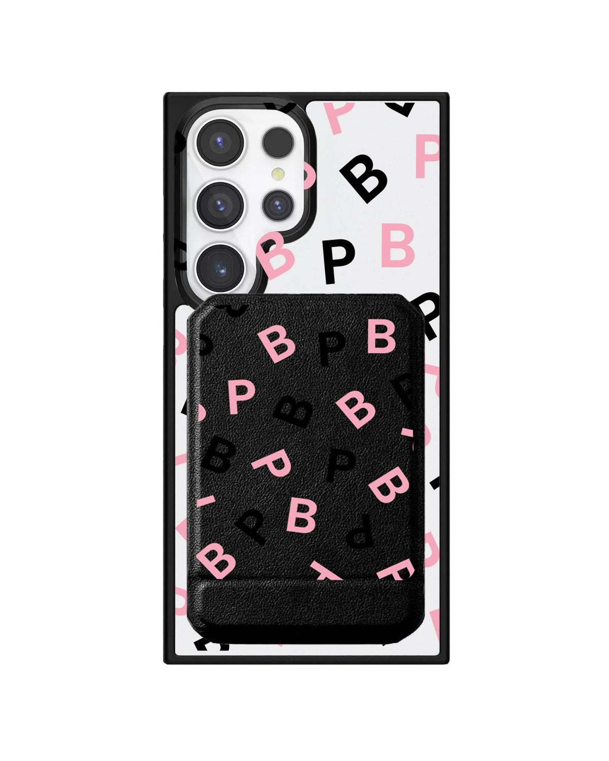 Android Magnetic Multifold Wallet - Blackpink Monogram
