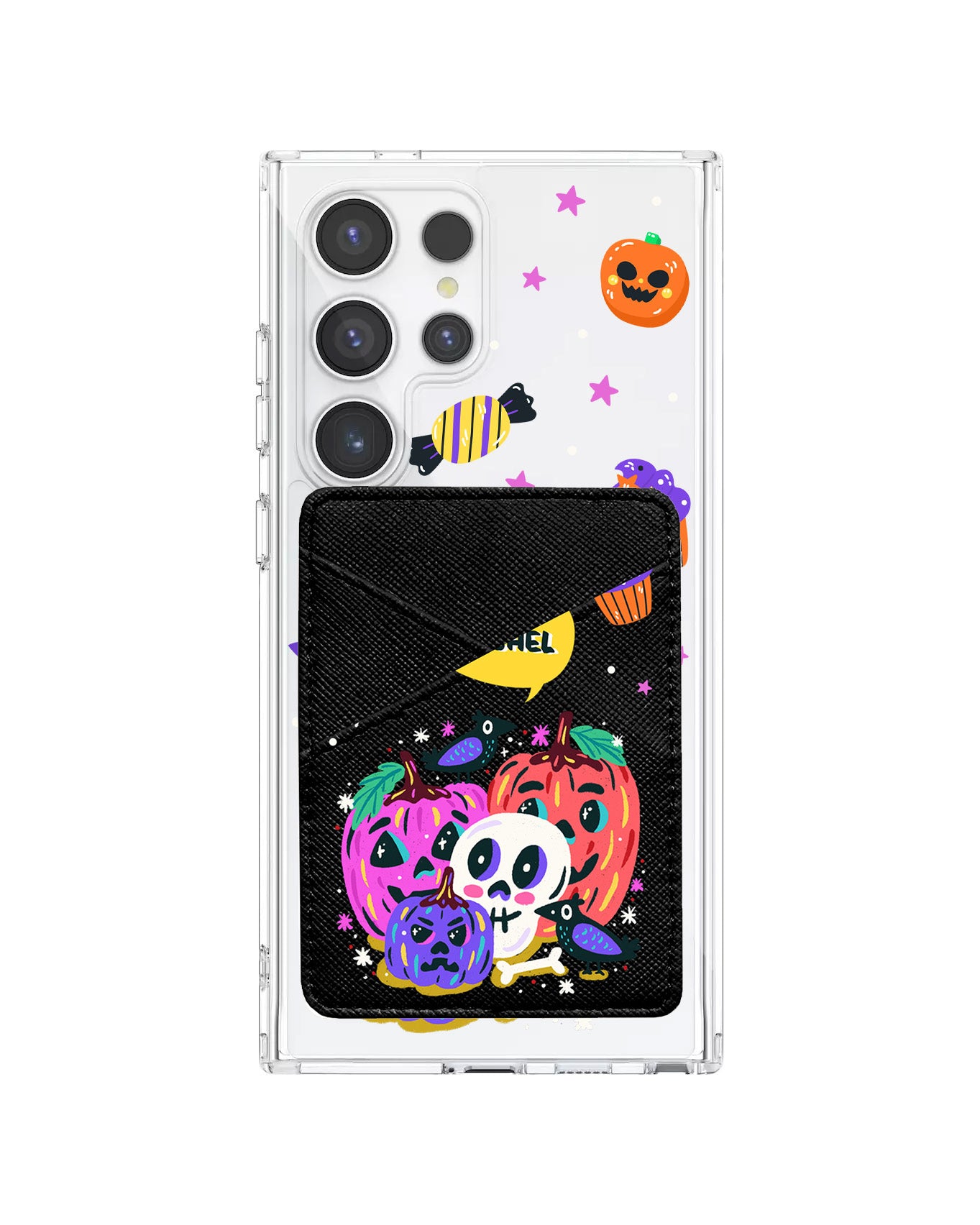 Android Phone Wallet Case - Pumpkins Monster