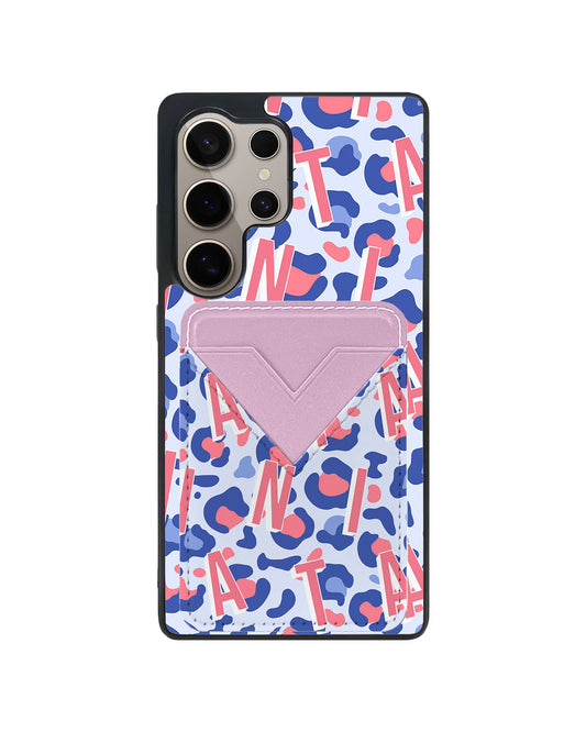 Android Avant Wallet Case - Leopard Monogram 1.0