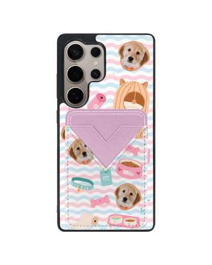 Android Avant Wallet Case - Pet Grid Puppy Life