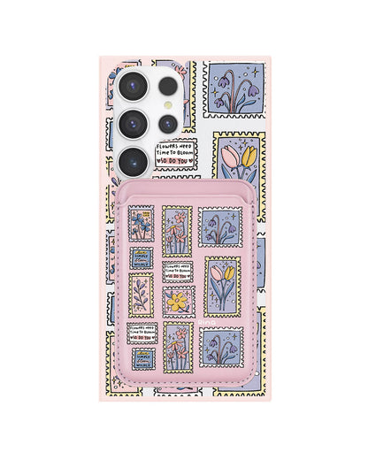 Android Magnetic Wallet Case - Time to Bloom