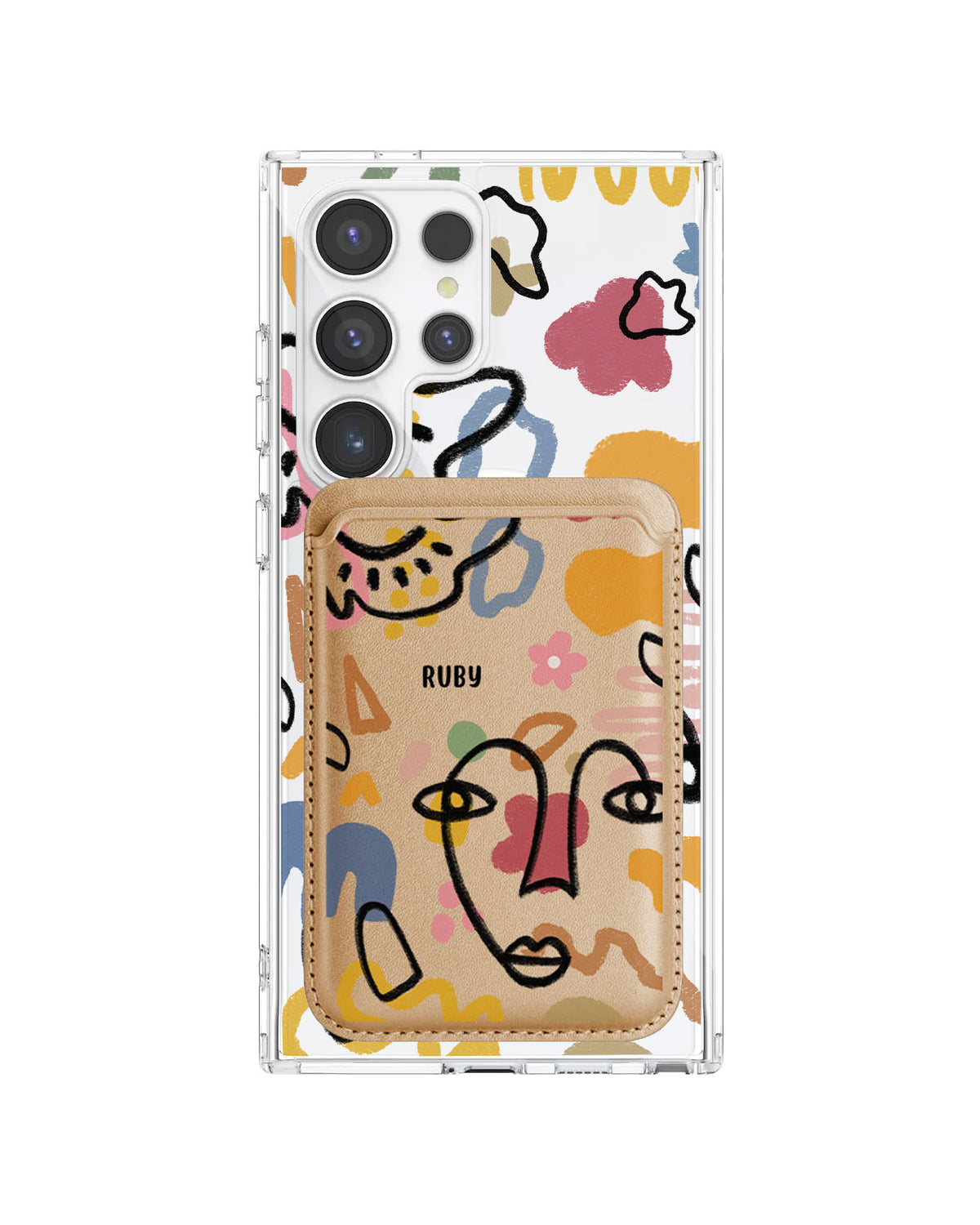 Android Magnetic Wallet Case - Abstract 4.0