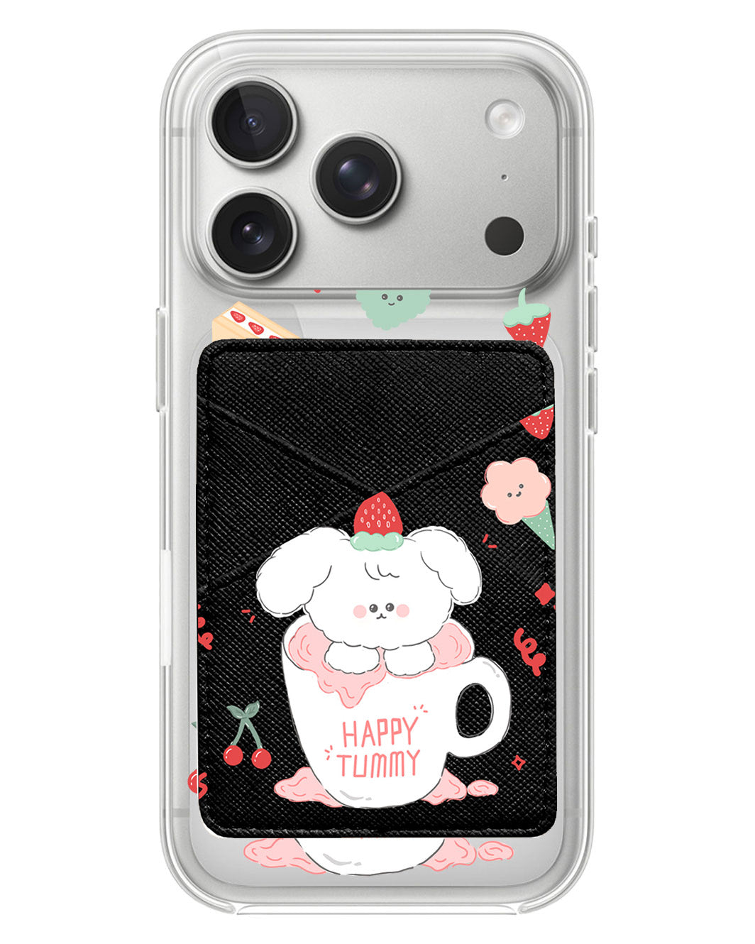 iPhone Phone Wallet Case - Happy Tummy