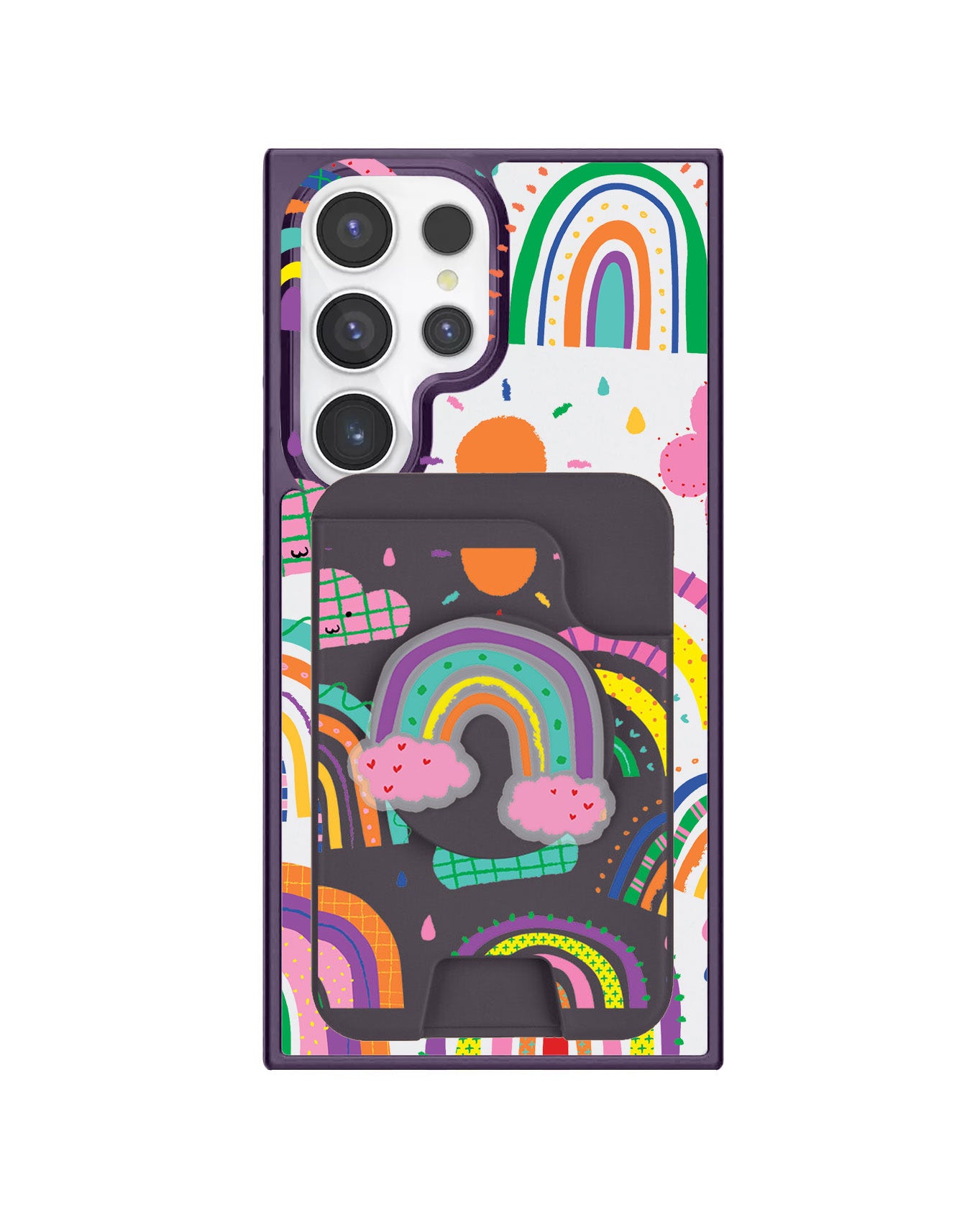 Android Magpop Wallet - Rainbow