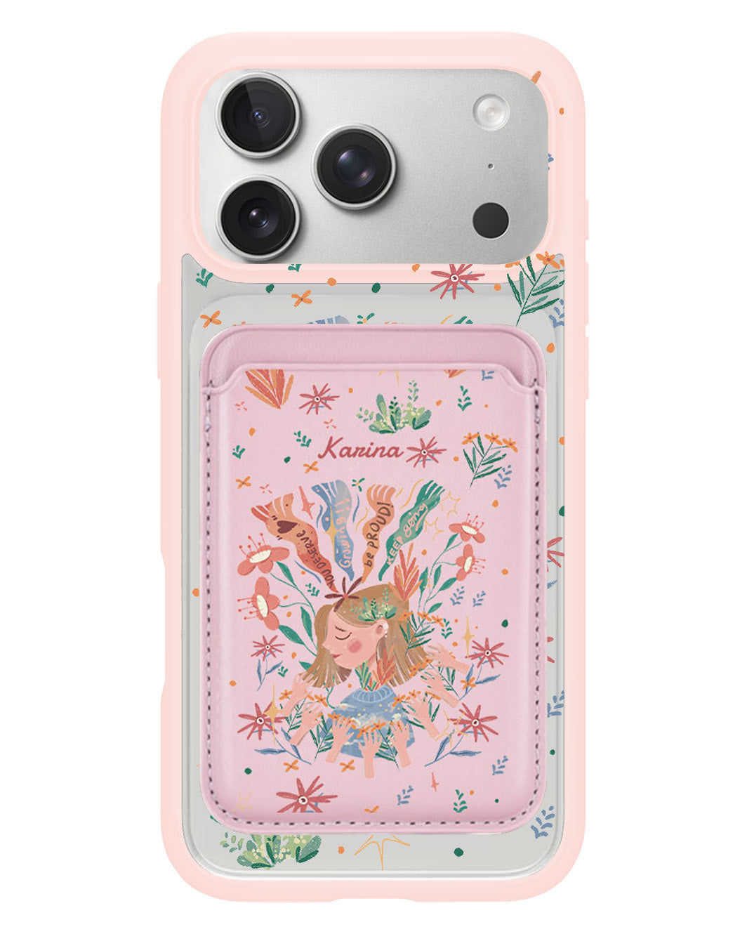 iPhone Magnetic Wallet Case - You Deserve Love