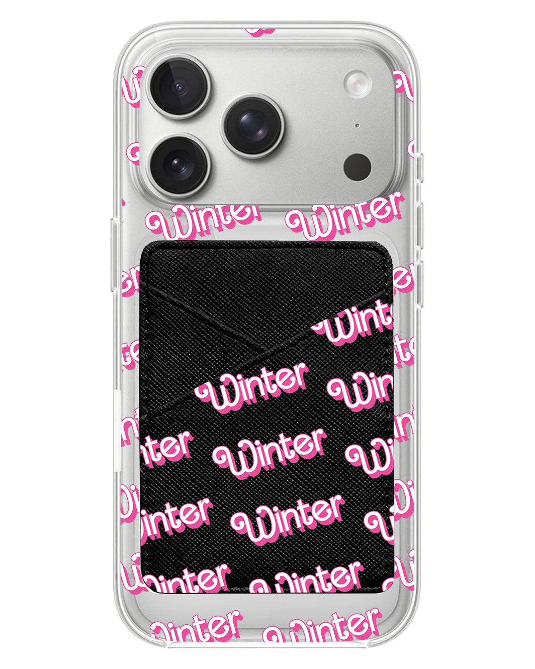 iPhone Phone Wallet Case - Barbie Monogram