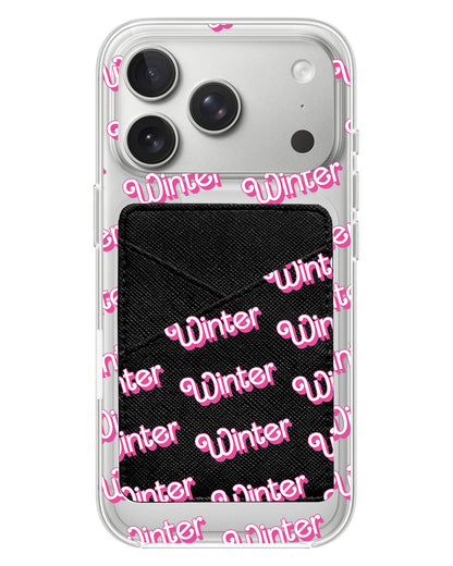 iPhone Phone Wallet Case - Barbie Monogram
