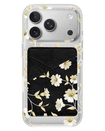 iPhone Phone Wallet Case - White Magnolia