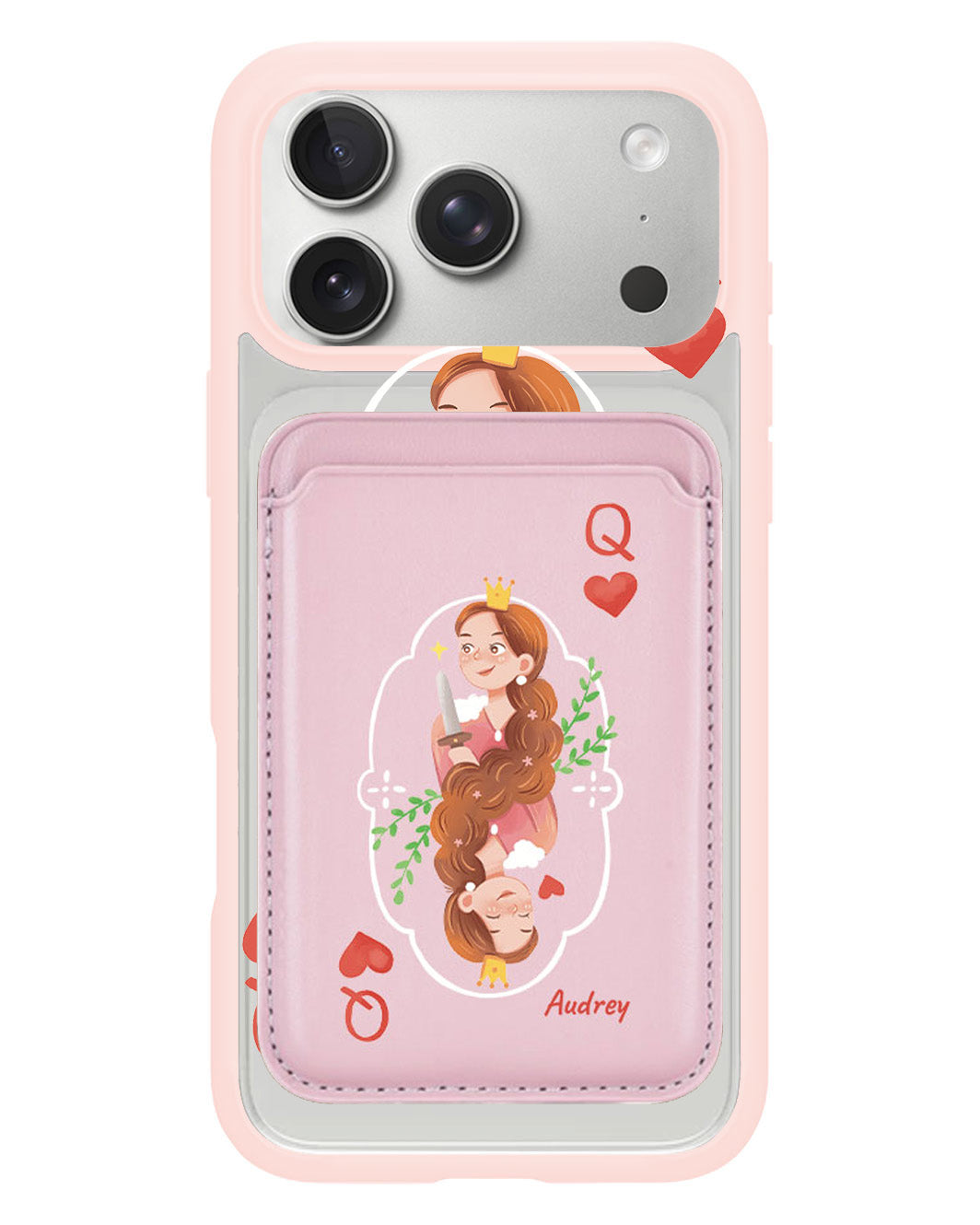 iPhone Magnetic Wallet Case - Queen (Couple Case)