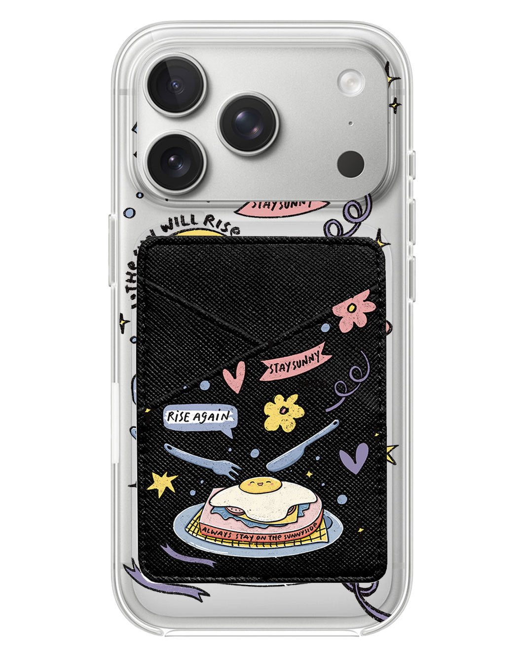 iPhone Phone Wallet Case - Rise