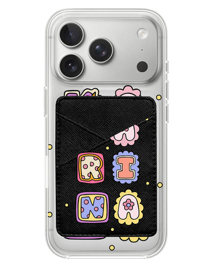 iPhone Phone Wallet Case - Adorable Monogram 2.0