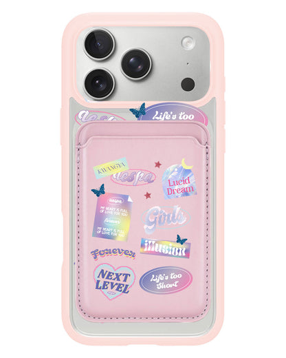 iPhone Magnetic Wallet Case - Aespa Girls Pack