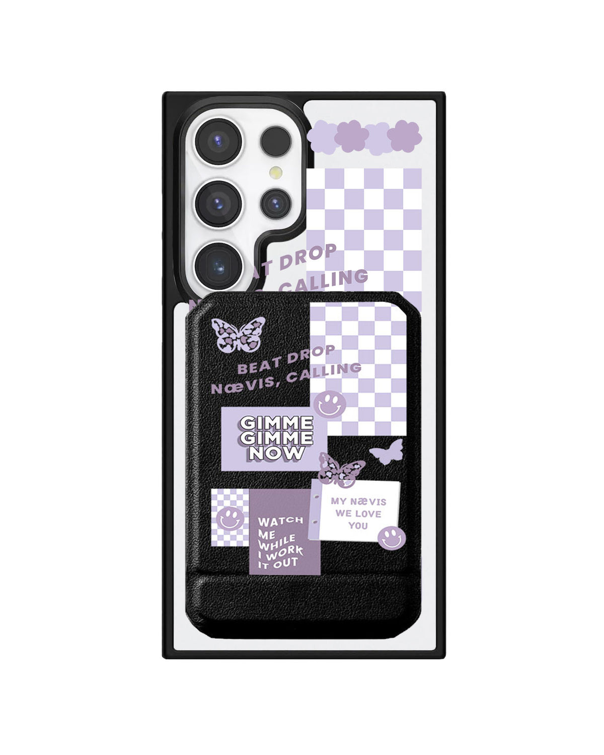 Android Magnetic Multifold Wallet - Aespa Sticker Pack