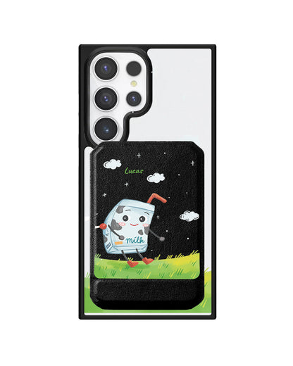 Android Magnetic Multifold Wallet - Milk To Cookies
