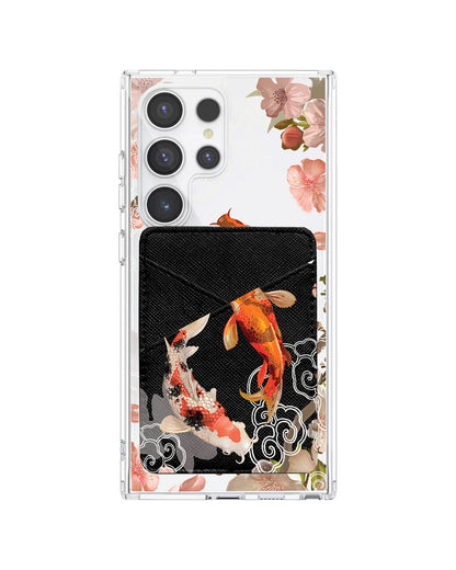 Android Phone Wallet Case - Oil Painting Koi