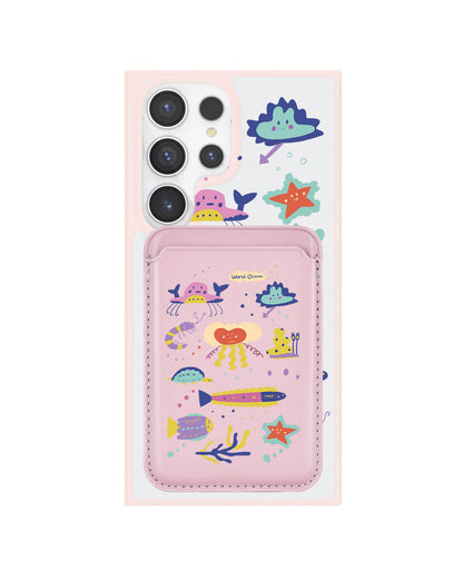 Android Magnetic Wallet Case - Ocean world