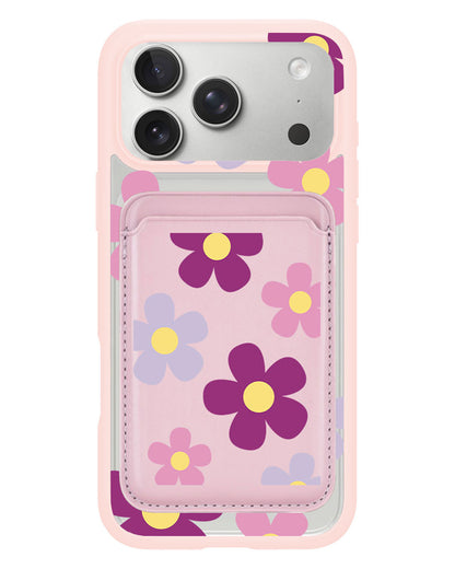 iPhone Magnetic Wallet Case - Daisy Paradise