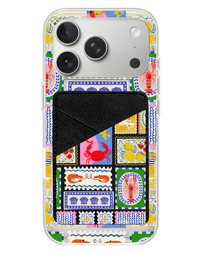 iPhone Phone Wallet Case - Seaside Opulence 1.0