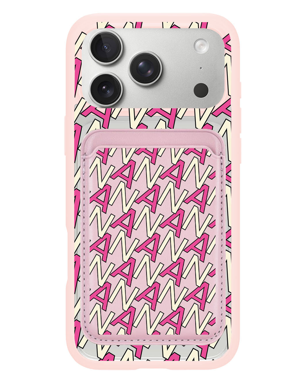 iPhone Magnetic Wallet Case - Initial Monogram 6.0