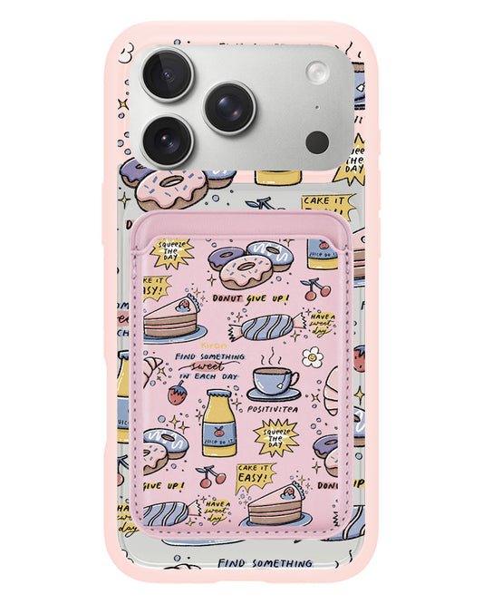 iPhone Magnetic Wallet Case - Sweets