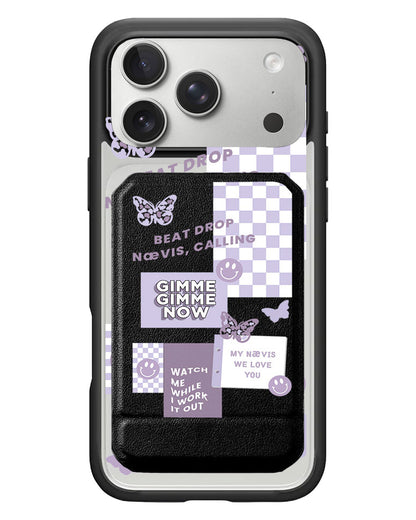 iPhone Magnetic Multifold Wallet - Aespa Sticker Pack