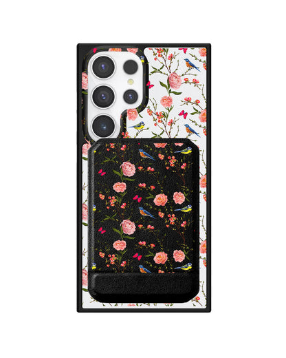 Android Magnetic Multifold Wallet - Flora Gardenia
