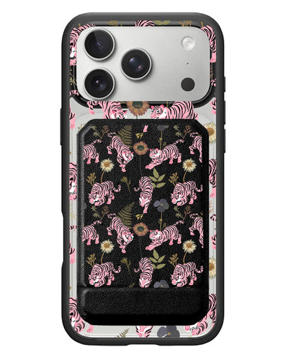 iPhone Magnetic Multifold Wallet - Tigre Rosa