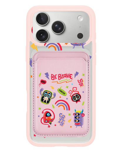 iPhone Magnetic Wallet Case - Baby Monster