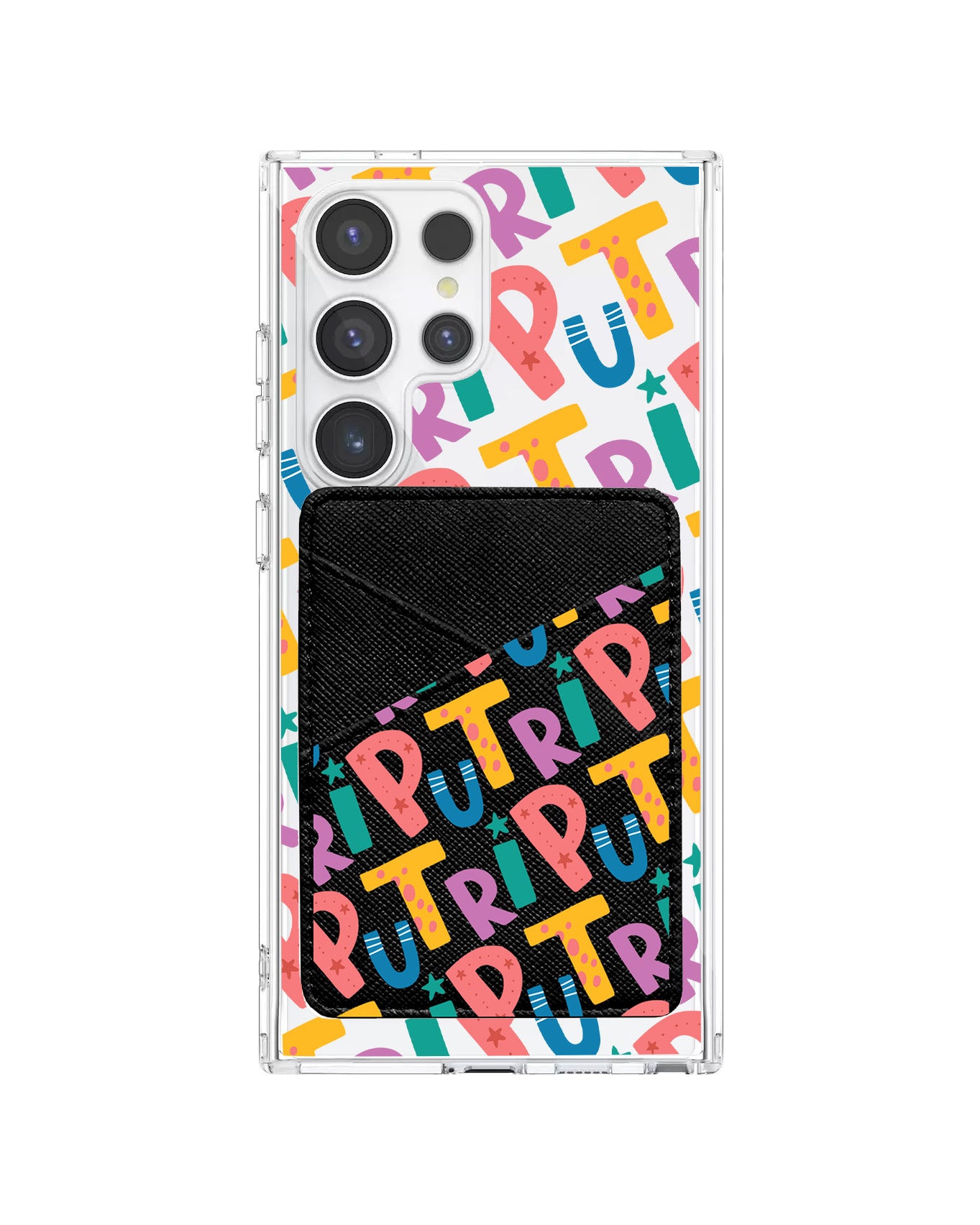 Android Phone Wallet Case - Playful Monogram 4.0