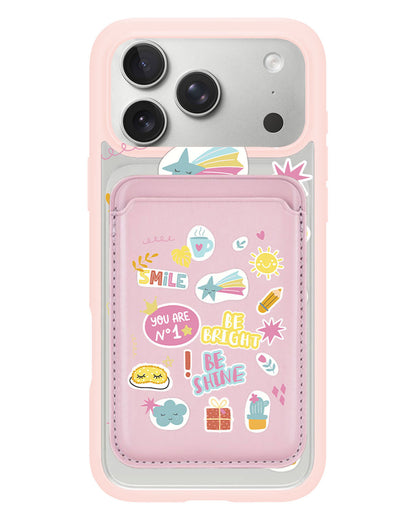iPhone Magnetic Wallet Case - Self Love Sticker Pack 3.0