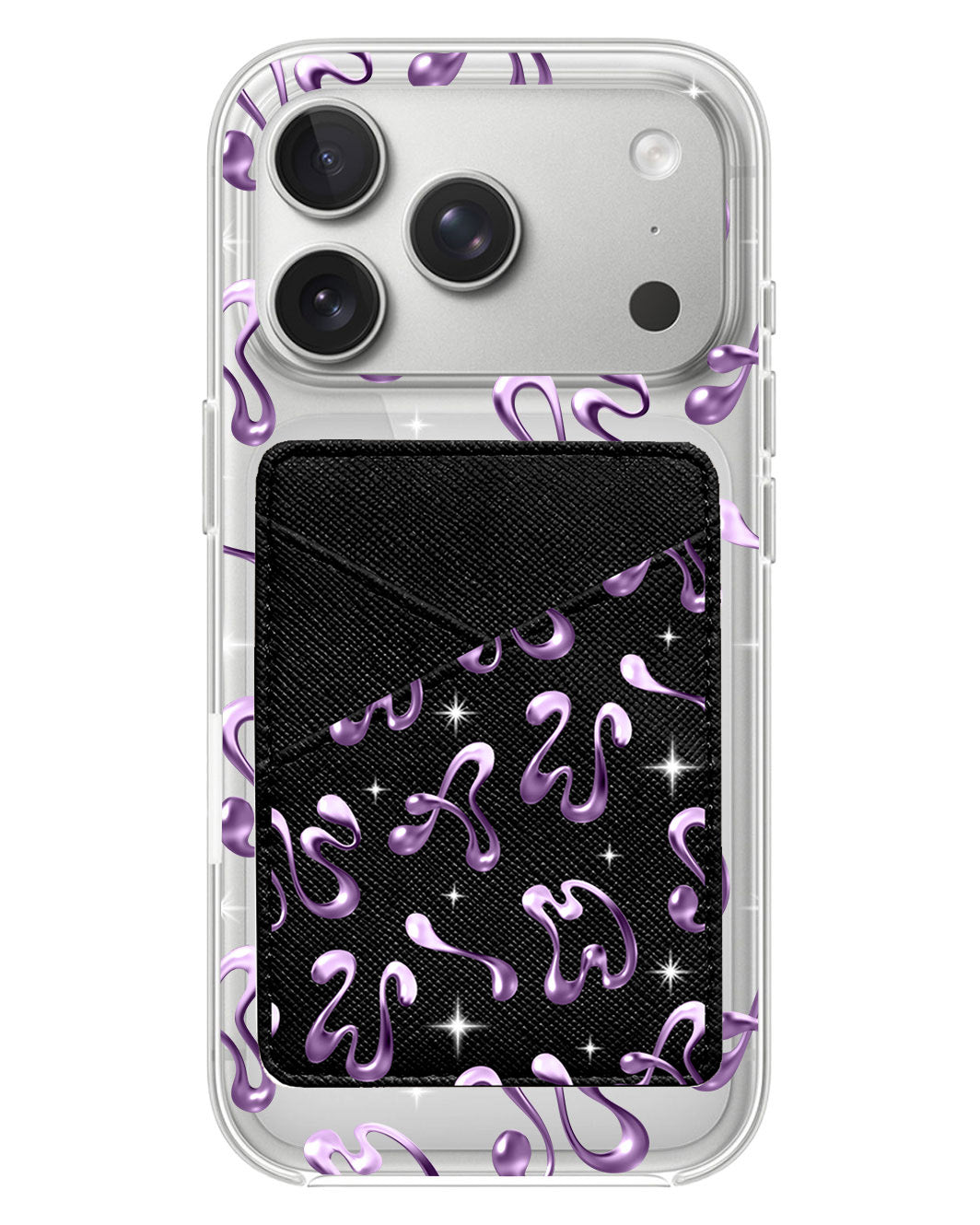 iPhone Phone Wallet Case - Chrome Monogram 4.0