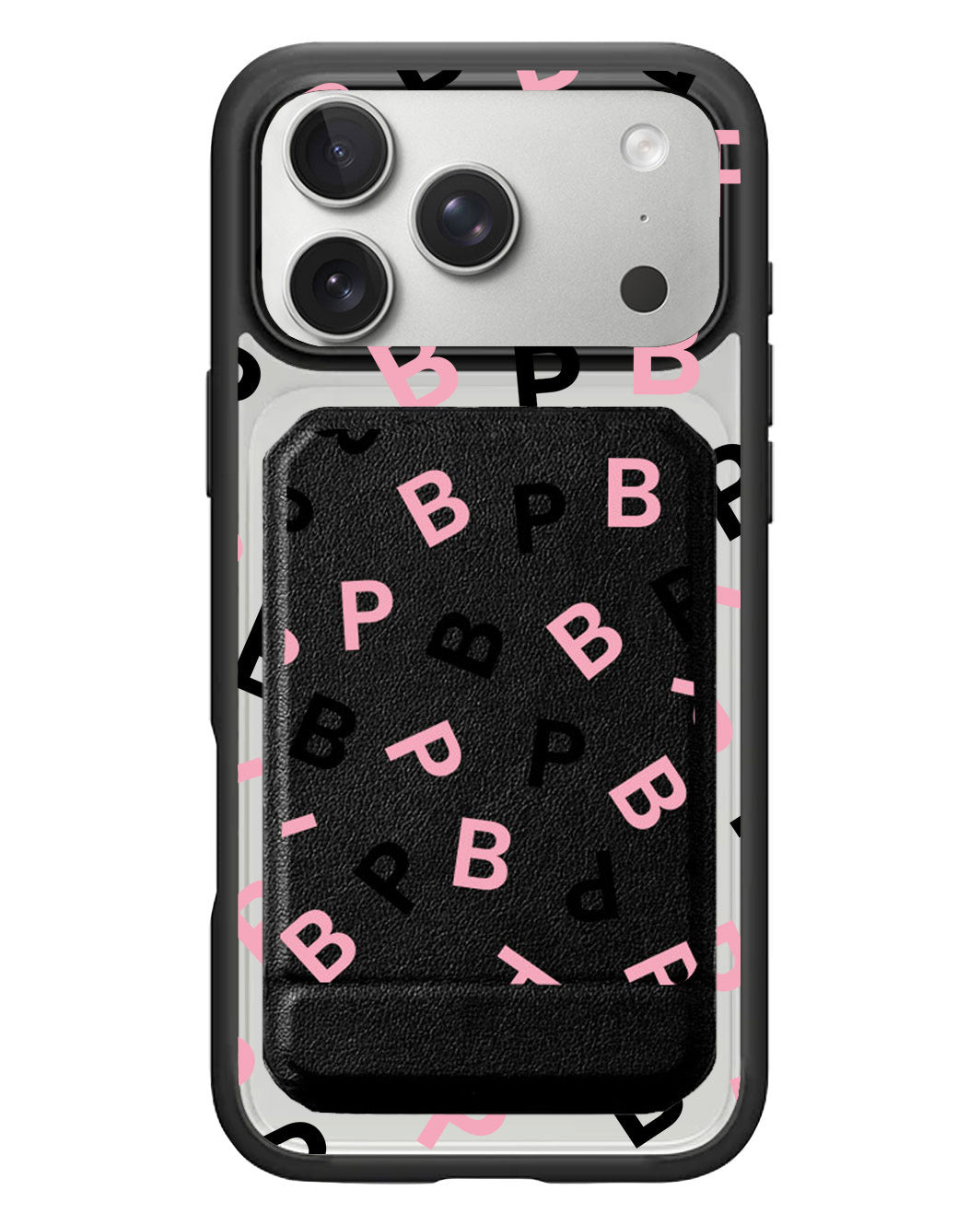 iPhone Magnetic Multifold Wallet - Blackpink Monogram