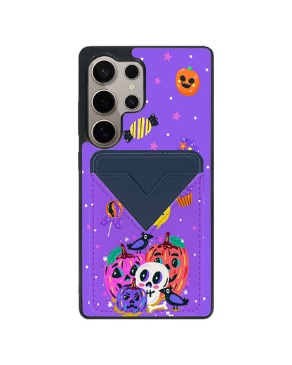 Android Avant Wallet Case - Pumpkins Monster