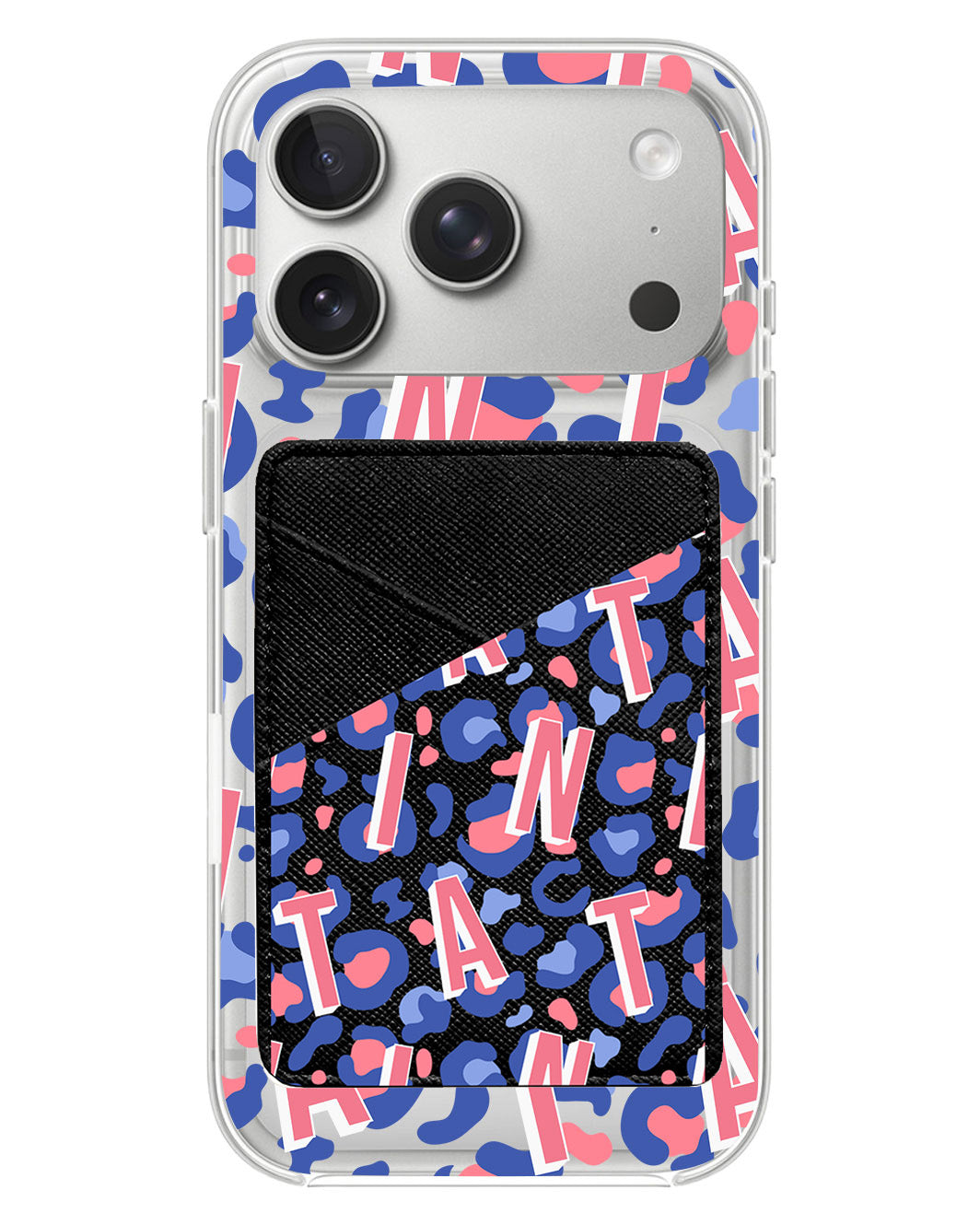 iPhone Phone Wallet Case - Leopard Monogram 1.0
