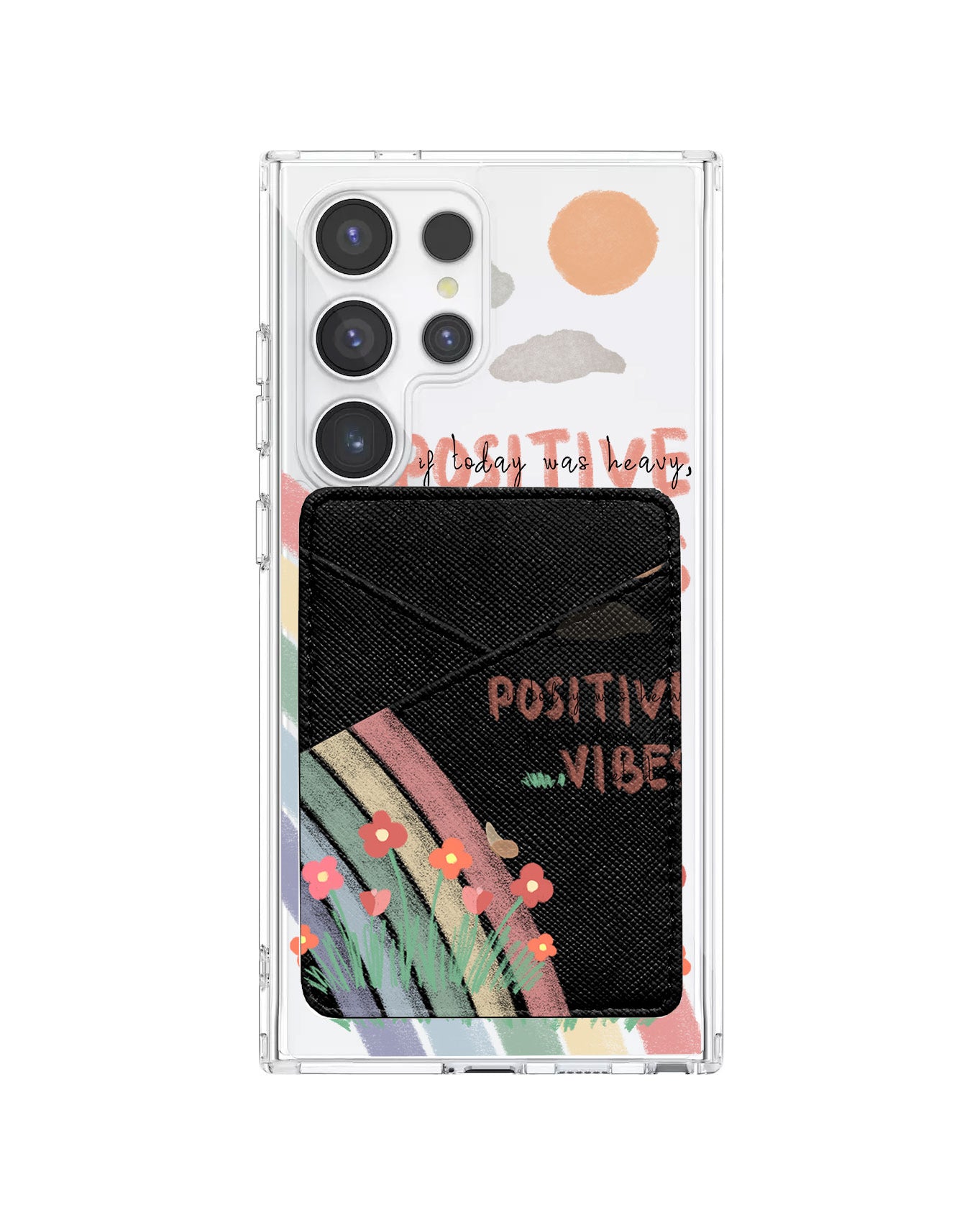 Android Phone Wallet Case - Positive Vibes