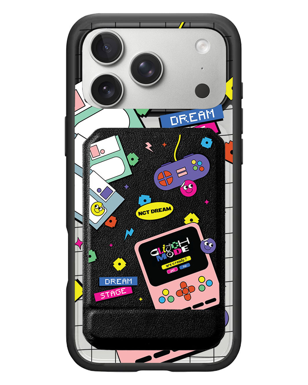 iPhone Magnetic Multifold Wallet - NCT Glitch Mode