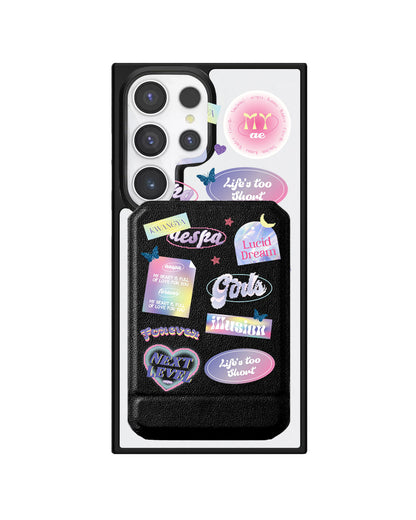 Android Magnetic Multifold Wallet - Aespa Girls Pack