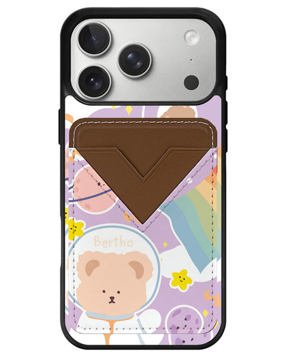 iPhone Avant Wallet Case - Astrobear