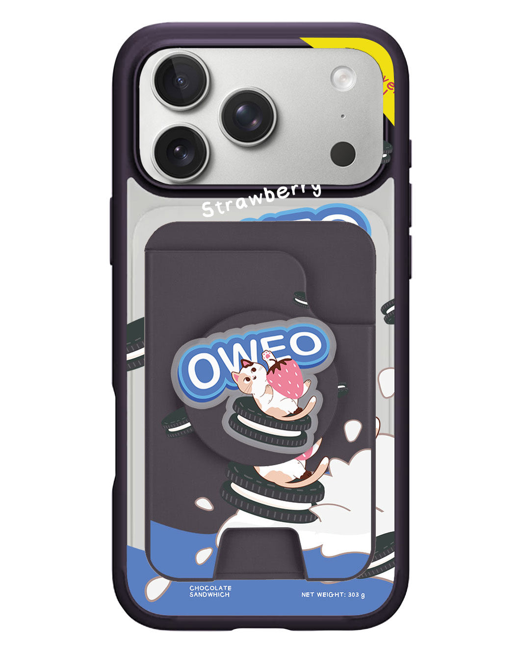 iPhone Magpop Wallet - Oweo Cat