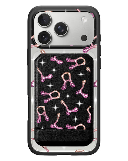 iPhone Magnetic Multifold Wallet - Chrome Monogram 3.0