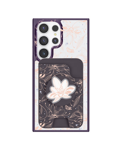 Android Magpop Wallet - Sketchy Flower & Butterfly 1.0