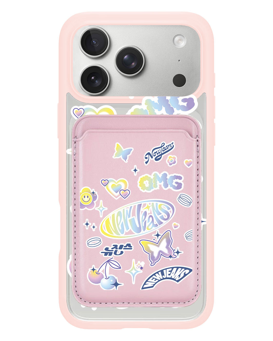 iPhone Magnetic Wallet Case - New Jeans OMG 1.0